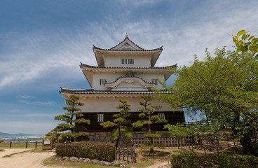 Main keep of Marugame castle (circa 1641), Japan