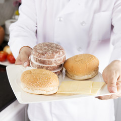Chef Presented Ingredients or Hamburger