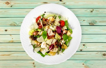 Salad, greek, background.