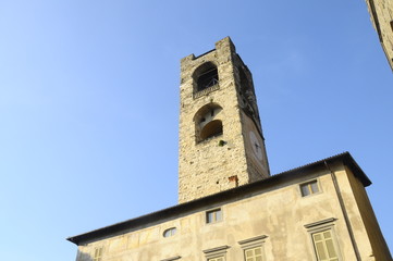 Obraz premium Torre Civica in Bergamo, Italy