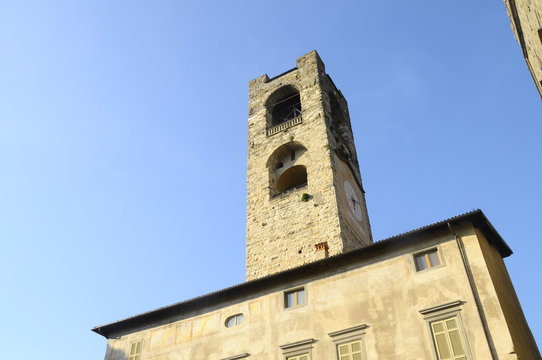 Torre Civica in Bergamo, Italy