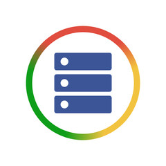 Obraz premium Modern App Button