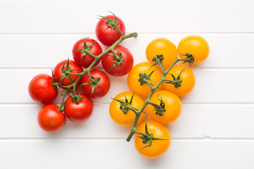 yellow and red tomatoes