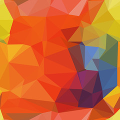 Polygonal colorful backdrop