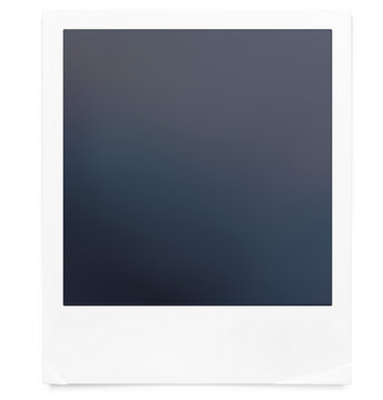 Photo frame isolated on white background. Vector illustration