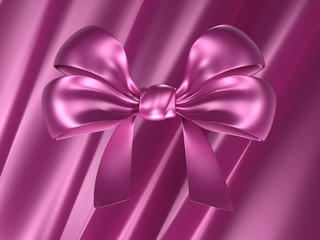Pink Holiday Bow