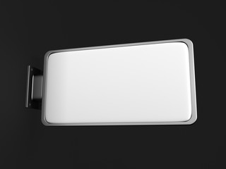 Billboard on Dark Background