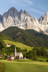 The Dolomites in the European Alps