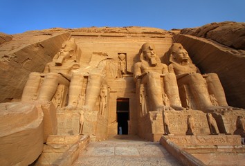 The temple of Abu Simbel in Egypt
