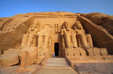 Le temple d& 39 Abou Simbel en Egypte