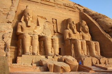 The temple of Abu Simbel in Egypt