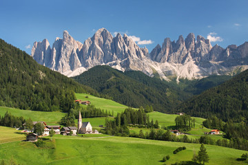 Fototapeta na wymiar The Dolomites in the European Alps