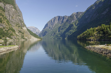 Fototapeta na wymiar Aurlandsfjord 