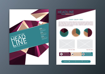 Business Brochure Template Layout, Flyer, magazine, A4 size,