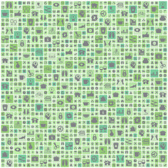 Business icons background