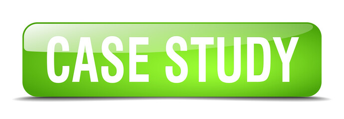 case study green square 3d realistic isolated web button
