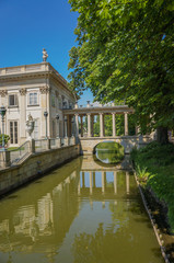 Baths Park in Warsaw, Poland