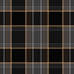 Seamless retro textile tartan checkered plaid pattern background