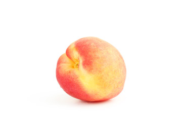 Fresh apricot isolated on a white