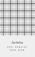 Fototapeta premium Vector minimal invitation card or ticket, monochrome geometric pattern templates. Ideal for Save The Date, tickets, anniversary date, birthday cards, invitations.