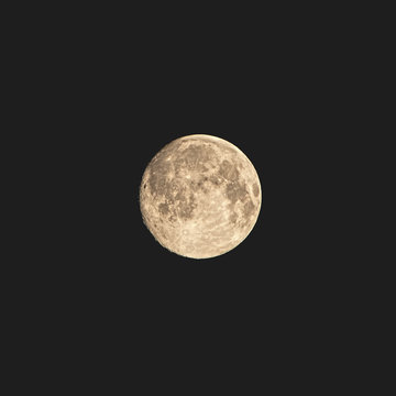 Almost full moon