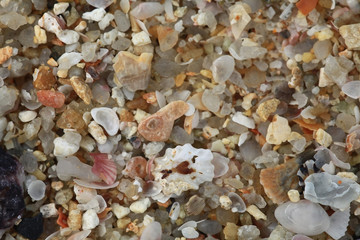 background texture of pebble stone beach
