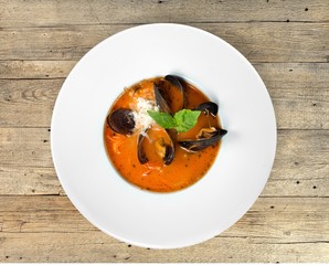 Fish Stew, Seafood, Soup.