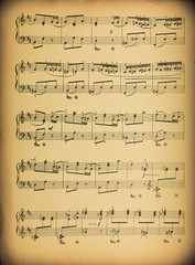 Sheet Music, Musical Note, Handwriting.