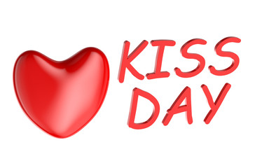 kiss day concept