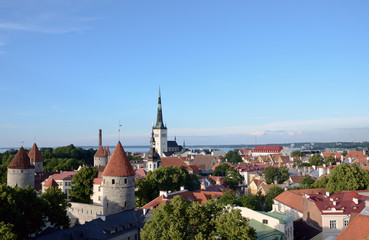 Obraz premium Stadtansicht Tallinn, Estland