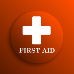 Obraz premium First aid icon