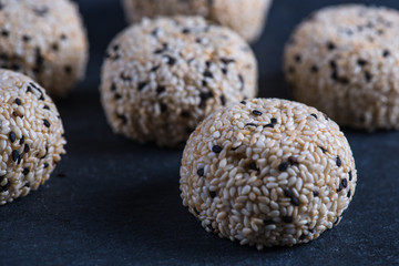 Traditional homemade rice sweet, japanese mochi