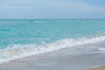 Fototapeta na wymiar Beach, Sea, Sand.