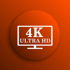 4K ultra HD icon