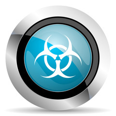 biohazard icon virus sign