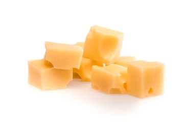 Cheese, Cube, Portion.
