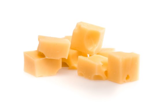 Cheese, Cube, Portion.