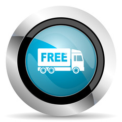 free delivery icon transport sign