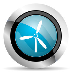 windmill icon renewable energy sign