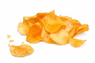 Chip, Prepared Potato, Snack.