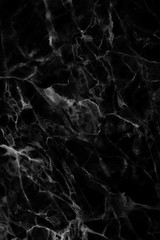 Naklejka premium Black marble texture background (natural patterns), abstract marble texture background for design.