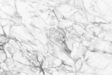 Rideaux occultants Pierres White marble  texture background. Marble of Thailand, abstract natural marble patterned black and white (gray) for design.