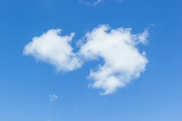 Blue sky with clouds