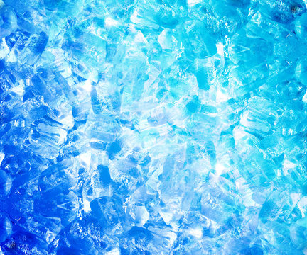 Background of ice cubes