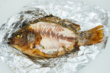 Salt Crusted Grilled Fish
