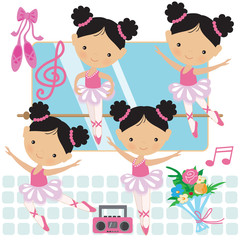 Ballerina vector illustration