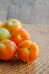 Tomatoes on Table