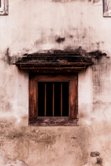 Vintage background of brick wall texture.more than 100 years old