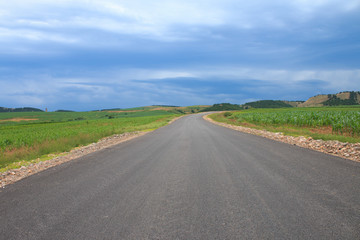 Fototapeta na wymiar Rural road