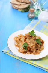 Stewed cabbage